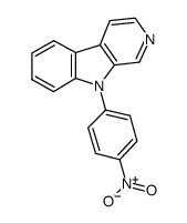 9-(4Nitrophenyl)-9H-pyrido[3,4-b]indole structure