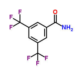 3,5-双三氟甲基苯甲酰胺结构式