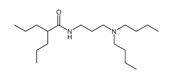 2-Propyl-pentanoic acid (3-dibutylamino-propyl)-amide结构式