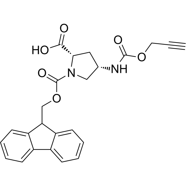 (2S,4S)-Fmoc-L-Pro(4-NHPoc)-OH Structure