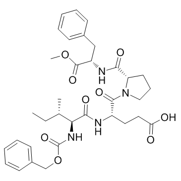 Z-Ile-Glu-Pro-Phe-Ome structure