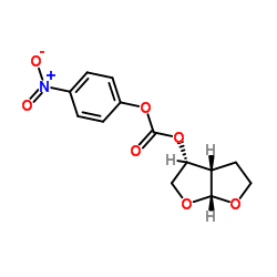 (3R,3aS,6aR)-Hexahydrofuro[2,3-b]furan-3-yl 4-nitrophenyl carbonate structure