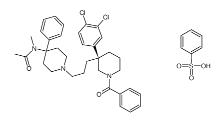 osanetant benzenesulfonate Structure