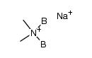 Na(H3B-NMe2-BH3) Structure