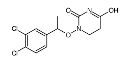 1-[1-(3,4-dichlorophenyl)ethoxy]-1,3-diazinane-2,4-dione Structure