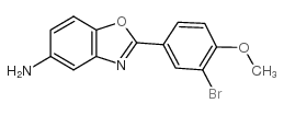 2-(3-bromo-4-methoxyphenyl)-1,3-benzoxazol-5-amine Structure