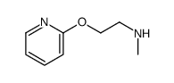 N-METHYL-2-(PYRIDIN-2-YLOXY)ETHANAMINE结构式