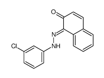 1-(3-chlorophenylazo)-2-naphthol结构式