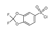 2,2-difluorobenzo[d][1,3]dioxole-5-sulfonyl chloride结构式