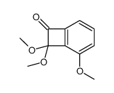 5,7,7-trimethoxybicyclo[4.2.0]octa-1(6),2,4-trien-8-one Structure