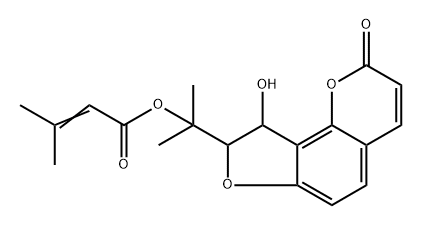 9-羟基-O-异戊烯酰基-8,9-二氢山芹醇图片