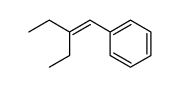 (2-ethylbut-1-en-1-yl)benzene结构式