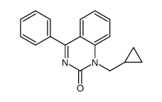 1-(Cyclopropylmethyl)-4-phenylquinazolin-2(1H)-one structure