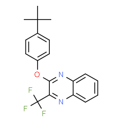 2-[4-(TERT-BUTYL)PHENOXY]-3-(TRIFLUOROMETHYL)QUINOXALINE structure