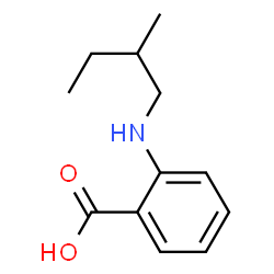 Benzoic acid, 2-[(2-methylbutyl)amino]- (9CI) structure