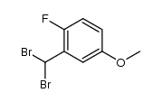 4-fluoro-3-dibromomethylanisole结构式