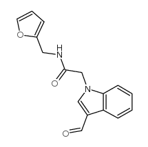 2-(3-甲酰基-1-吲哚)-N-呋喃-2-甲基乙酰胺图片