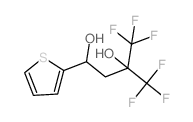 1-(2-Thienyl)-4,4,4-trifluoro-3-trifluoromethyl-1,3-butanediol结构式