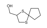 1,4-Dithiaspiro[4.4]nonane-2-methanol(9CI) structure