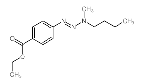 Benzoic acid,4-(3-butyl-3-methyl-1-triazen-1-yl)-, ethyl ester picture