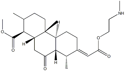 (13E)-7-Oxocass-13(15)-ene-16,19-dioic acid 16-[2-(methylamino)ethyl]19-methyl ester structure