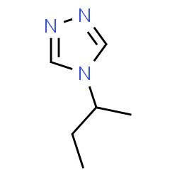 4H-1,2,4-Triazole,4-(1-methylpropyl)-(9CI) structure