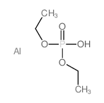 Phosphoric acid,diethyl ester, aluminum salt (3:1)结构式