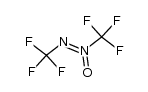 N,N'-bis(trifluoromethyl)-diazene-N-oxide结构式