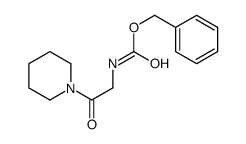 benzyl N-(2-oxo-2-piperidin-1-ylethyl)carbamate Structure