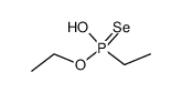 ethyl-phosphonoselenoic acid O-ethyl ester结构式