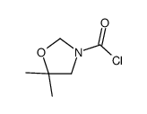 3-Oxazolidinecarbonyl chloride, 5,5-dimethyl- (9CI) structure