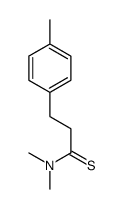 N,N-dimethyl-3-(4-methylphenyl)propanethioamide Structure