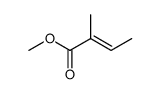 methyl 2-methyl-2-butenoate结构式