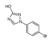 2-(4-bromophenyl)-1H-1,2,4-triazol-5-one Structure