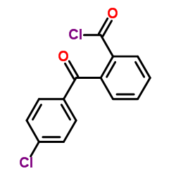 2-(4-Chlorobenzoyl)benzoyl chloride Structure