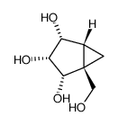 (1S,2S,3R,4R,5R)-1-Hydroxymethyl-bicyclo[3.1.0]hexane-2,3,4-triol Structure