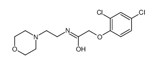 2-(2,4-dichlorophenoxy)-N-(2-morpholin-4-ylethyl)acetamide Structure