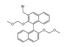 3-bromomethyl-2,2'-bis(methoxymethyloxy)-1,1'-binaphthalene结构式