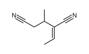 2-ethylidene-3-methylpentanedinitrile结构式