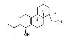 [1R,(+)]-1,2,3,4,4a,5,6,7,8,9,10,10aα-Dodecahydro-8α-hydroxy-1,4aβ-dimethyl-7β-isopropyl-1-phenanthrenemethanol结构式