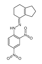 1,2,3,5,6,7-Hexahydroinden-4-on-2,4-dinitrophenylhydrazon Structure