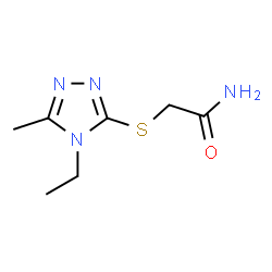 Acetamide, 2-[(4-ethyl-5-methyl-4H-1,2,4-triazol-3-yl)thio]- (9CI) picture