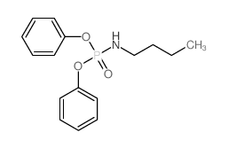 N-diphenoxyphosphorylbutan-1-amine structure