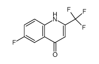 6-fluoro-2-trifluoromethyl-4-quinolinone Structure