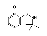 2-Pyridinesulfenamide,N-(1,1-dimethylethyl)-,1-oxide(9CI) structure