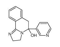 2,3,5,6-Tetrahydro-5-(3-pyridinyl)imidazo[2,1-a]isoquinolin-5-ol结构式