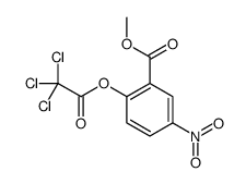 methyl 5-nitro-2-(2,2,2-trichloroacetyl)oxybenzoate结构式