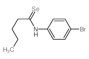 Pentaneselenoamide, N-(4-bromophenyl)-结构式