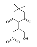 2-(1-hydroxy-3-nitropropan-2-yl)-5,5-dimethylcyclohexane-1,3-dione Structure