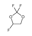 2,2,4-trifluoro-1,3-dioxolane Structure